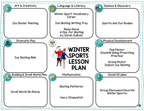 Preschool Winter Sports Activities - Pre-K Printable Fun