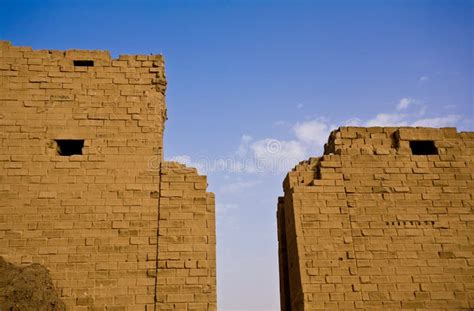 The First Pylon of the Karnak Temple Stock Photo - Image of architecture, archaeological: 110171632