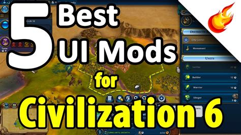 The 5 Best UI Mods For CIVILIZATION 6 - YouTube