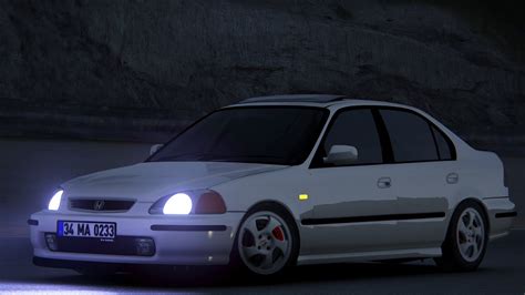 Assetto Corsa HONDA CIVIC 1.6 VTI MOD Vtec 2000 1.6L + Mod download - YouTube