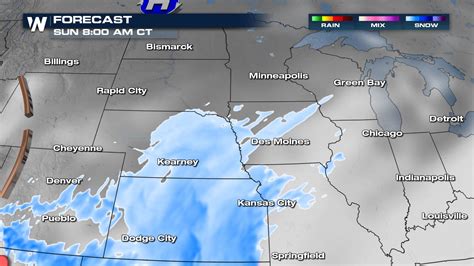 More Snow Targets Plains & Midwest Through Monday - WeatherNation