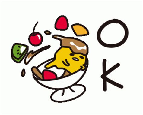 Gudetama Ok Sticker - Gudetama Ok Okay - Discover & Share GIFs