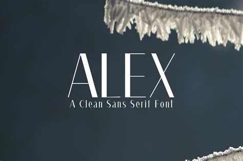 Alex Regular Font | Designed by Creativetacos