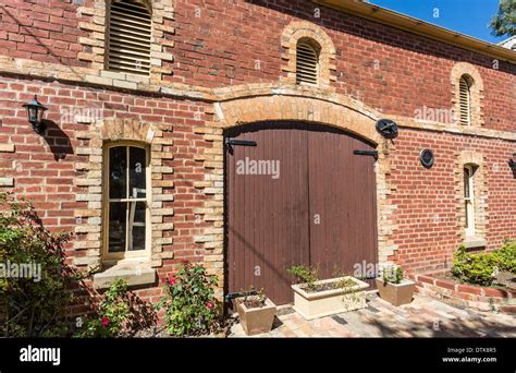 Example of brick quoining on historic stables building at Bendigo Stock ...