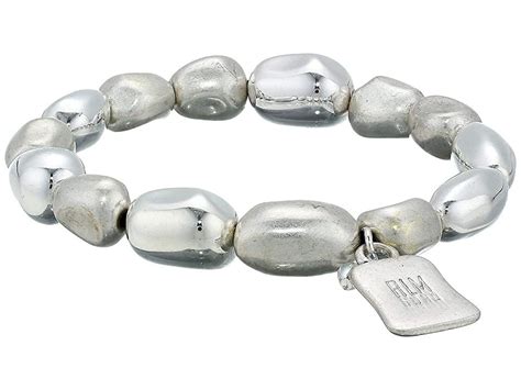 Robert Lee Morris Silver Beaded Bracelet (Soft Silver) Bracelet. Robert ...