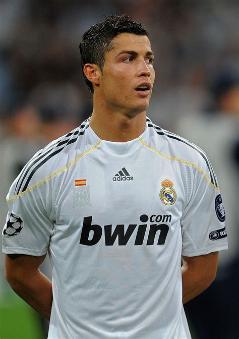 MADRID, SPAIN - SEPTEMBER 30: Cristiano Ronaldo of Real Madrid looks on ...