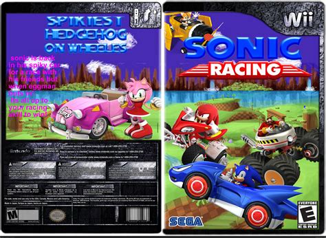 Sonic Racing Wii Box Art Cover by Wario_dude2217