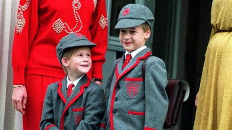 Take a look back at Prince William and Harry's first day of school | HELLO!