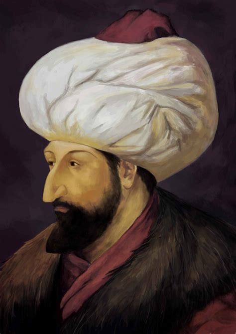 Fatih Sultan Mehmet Portre Osmanlı Tarihi Kanvas Tablo | ARTTABLO