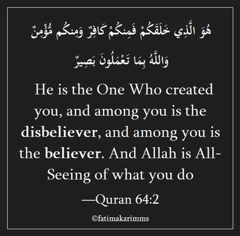 believer and disbeliever in Islam by ©fatimakarimms | Life quotes, Believe, Who created you