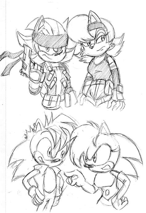 Sonic Sketches 3 by Chauvels on DeviantArt