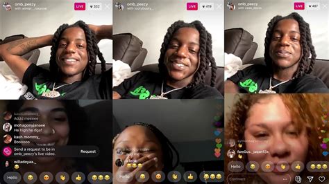 OMB_PEEZY INSTAGRAM LIVE WITH FANS - YouTube