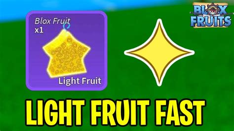 EASY WAY TO GET LIGHT FRUIT FAST IN BLOX FRUITS Roblox - YouTube