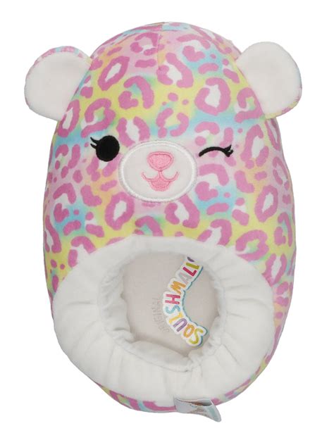 Squishmallows Women's Michaela the Leopard Slipper - Walmart.com