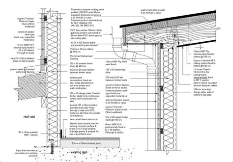 【Architecture Details】Roof & Wall Section Details