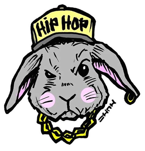 " Easter Hip Hop Bunny Rabbit" Posters by sketchNkustom | Redbubble