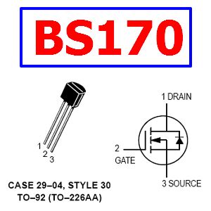 BS170 Datasheet - Vds=60V, TMOS FET Switching - Motorola