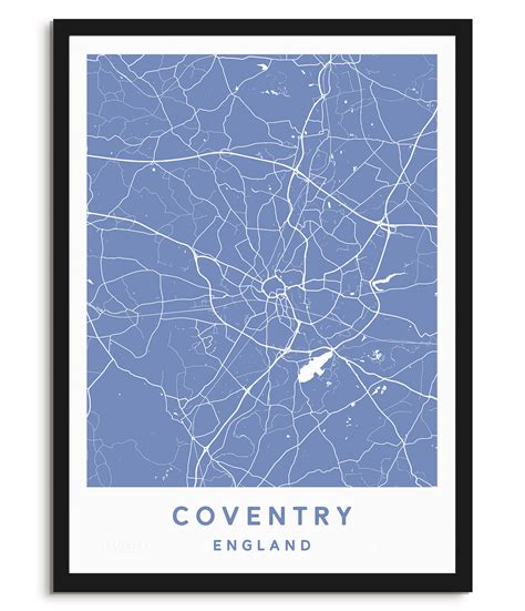 Coventry, England – Map – Plume