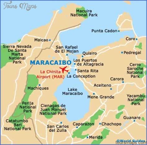 LAKE MARACAIBO BRIDGE MAP - ToursMaps.com