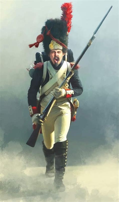 “Grenadier of Napoleon’s Old Guard.” | First french empire, French army ...