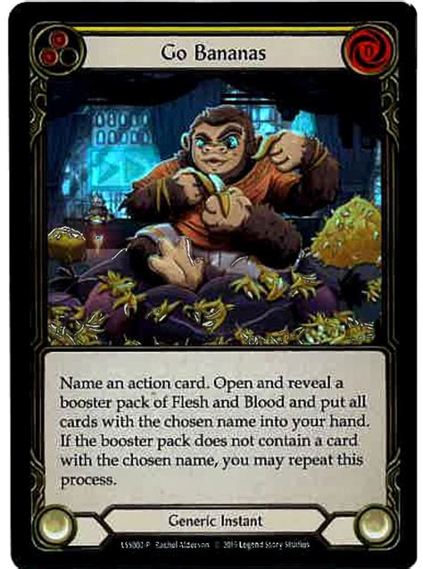 Flesh and Blood TCG Go Bananas Foil Promo Card | at Mighty Ape NZ