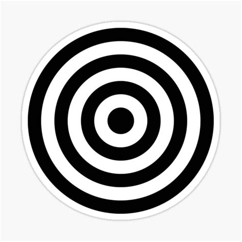 "Concentric circles" Sticker by Muck959 | Redbubble