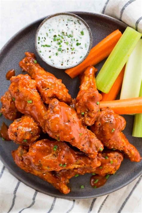 Crispy Baked Buffalo Wings Recipe - Jessica Gavin