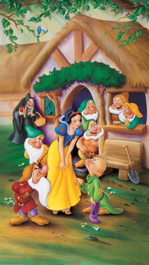Snow White and the Seven Dwarfs (1937) Phone Wallpaper | Moviemania ...