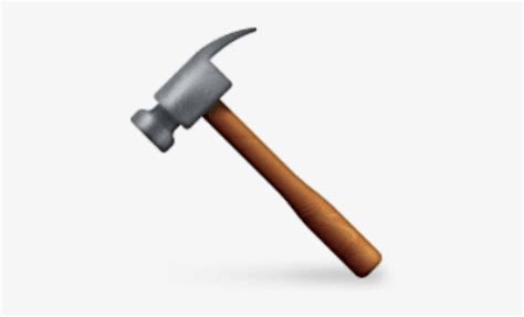 Free Png Ios Emoji Hammer Png Images Transparent - Hammer Emoji Png ...