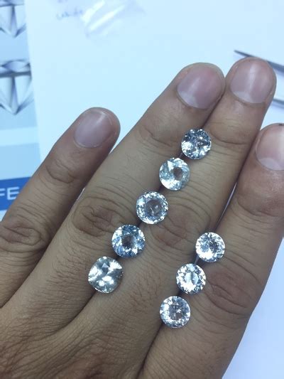 White sapphire rounds 2 carat - Wholesale Gemstones & Jewelry - Semi ...