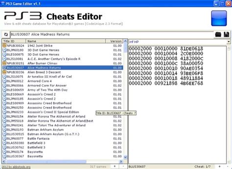 PS3 Cheats Editor v1.1 Released - MateoGodlike