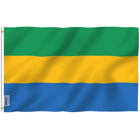 Fly Breeze Gabon Flag 3x5 Foot - Anley Flags