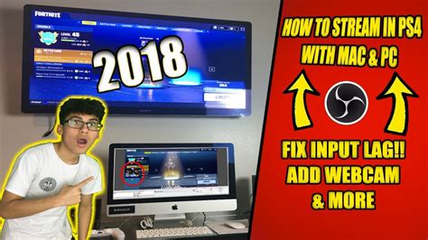 (2018) UPDATED HOW TO STREAM IN PS4 WITH MAC & PC!! (FIX INPUTLAG,ADD ...