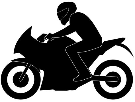 Download Motorcycle, Silhouette, Bike. Royalty-Free Stock Illustration Image - Pixabay