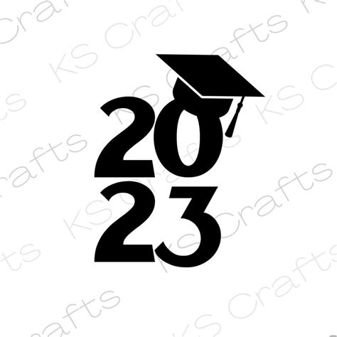 Graduation 2023 SVG PNG JPEG Class of 2023 Clip Art Digital - Etsy