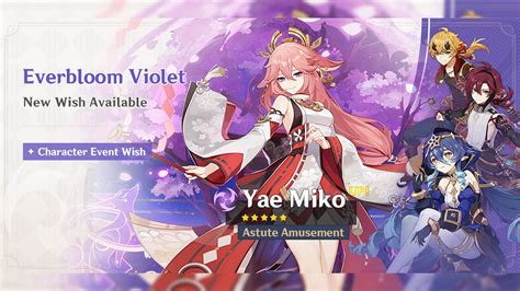 Genshin Impact Yae Miko banner: 4-star characters and all weapons revealed