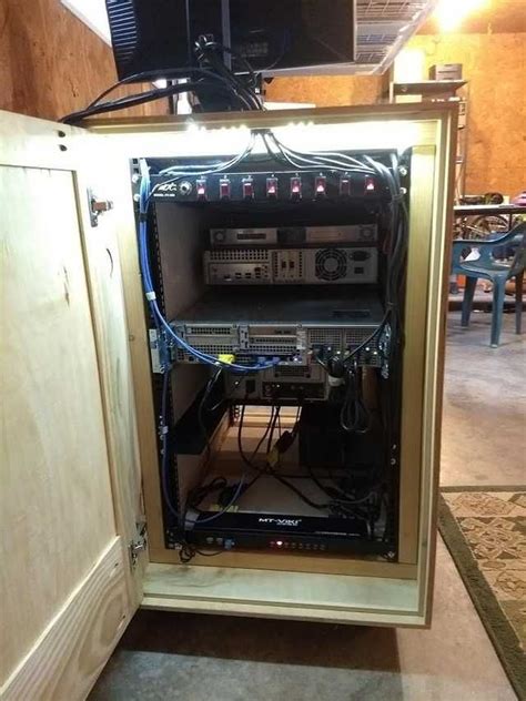 DIY Enclosed Server Rack | Server rack, Server, Computer rack