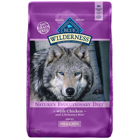 Blue Buffalo Wilderness Grain Free Chicken Adult Small Bites Dry Dog ...