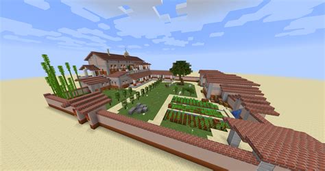 Tried building a roman villa, what do you guys think ? : Minecraft