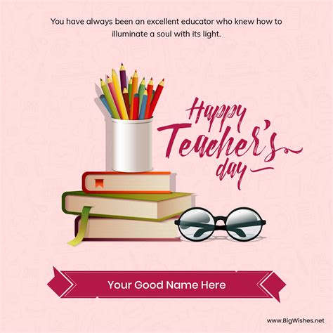 Teachers Day 2024 Cards with Name Edit (Cards for Sir & Madam)