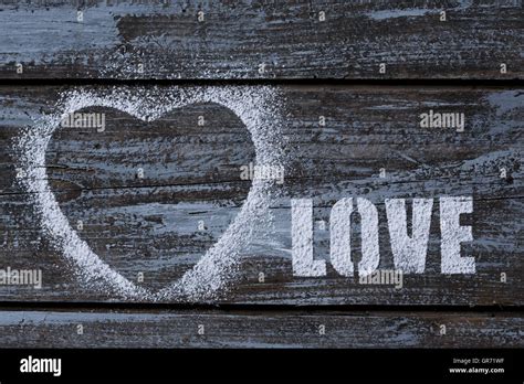 Love Letters And Heart Stock Photo - Alamy