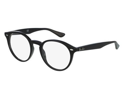 Ray Ban Eyeglasses RX-2180-V 2000 Black - VISIONET USA