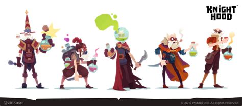 Video game character design // KnightHood by Midoki on Behance | Game character design ...