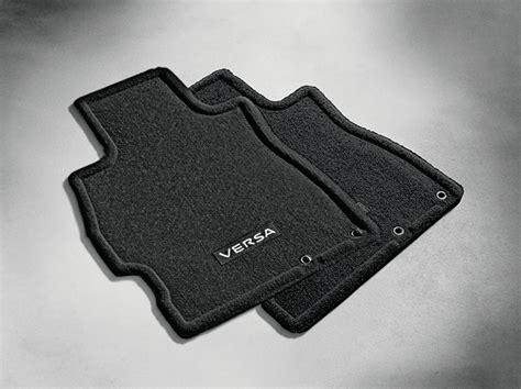 2015 Nissan Versa Carpeted Floor Mats (4-piece / Charcoal). All Charcoal Interior - 999E2-4Y000 ...