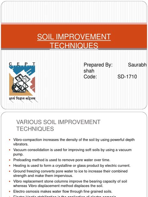 Soil Improvement Techniques | Deep Foundation | Soil