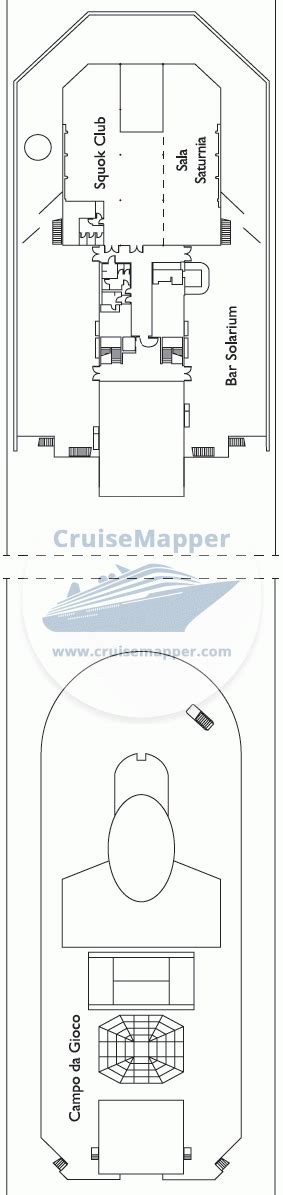 Costa Magica deck 12 plan | CruiseMapper