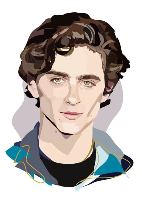 Timothée Chalamet Art Print Actor - Etsy