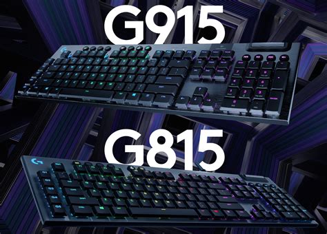 Logitech Announces G915 Lightspeed and G815 Lightsync RGB Mechanical ...