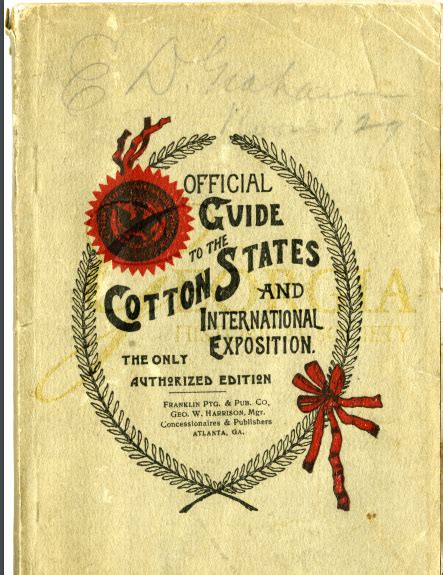 Excerpts from Official Guide to the Cotton States and International ...