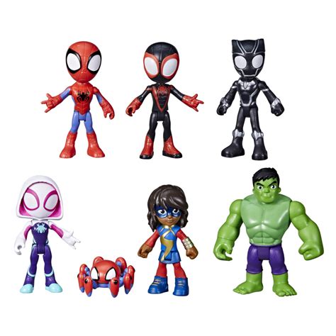 Marvel Spidey and His Amazing Friends Team Spidey and Friends Figure ...